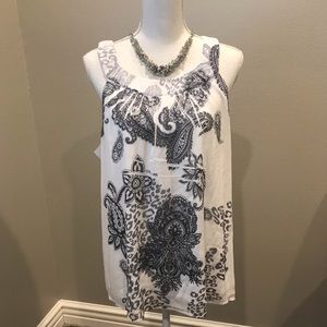 AB Studio Sleeveless Blouse XL